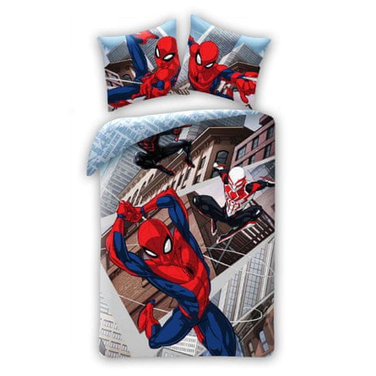 BrandMac Prikrývka na posteľ Spiderman Triplet 140×200 cm, 70×90 cm