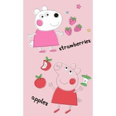 Carbotex Uterák na ruky Peppa Pig Fruits, uterák na tvár, uterák 30x50 cm