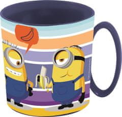 Stor Minions Striped micro hrnček 350 ml