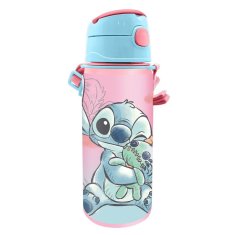 EUROSWAN Disney Lilo and Stitch, The star dog Cheeky hliníková fľaša na vodu s vešiakom 600 ml