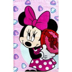 Jerry Fabrics Uterák Disney Minnie Bonbon Hearts, uterák na tvár, uterák 30x50cm