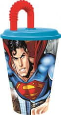 Stor Pohár na slamku Superman Saviour plastový 430 ml