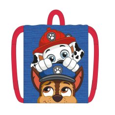 Cerda Taška Paw Patrol Blue so sťahovacou šnúrkou, batoh 33 cm