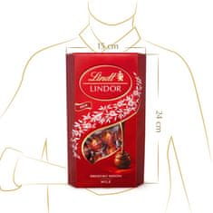 LINDT LINDOR pralinky Mliečná čokoláda - krabička, 600 g