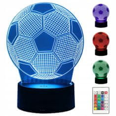 Verk  12296 LED lampa Futbal s diaľkovým ovládaním