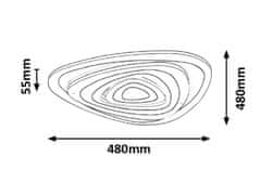 Rabalux Rabalux stropné svietidlo Tanel LED 51W CCT DIM 3099