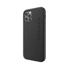 Diesel DIESELOVÉ TVAROVANÉ PUZDRO PREMIUM LEATHER WRAP IPHONE 12 PRO MAX BLACK/BLACK 42517