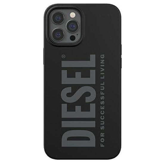 Diesel DIESELOVÝ SILIKÓNOVÝ OBAL NA IPHONE 12 PRO MAX BLACK/BLACK 44278