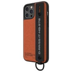 Diesel PUZDRO DIESEL HANDSTRAP UTILITY TWILL IPHONE 12 PRO MAX ČIERNO-ORANŽOVÉ/ČIERNO-ORANŽOVÉ 44289