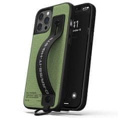 Diesel PUZDRO DIESEL HANDSTRAP UTILITY TWILL IPHONE 12/12 PRO ČIERNO-ZELENÉ/ČIERNO-ZELENÉ 44291