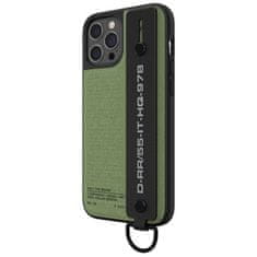 Diesel PUZDRO DIESEL HANDSTRAP UTILITY TWILL IPHONE 12/12 PRO ČIERNO-ZELENÉ/ČIERNO-ZELENÉ 44291