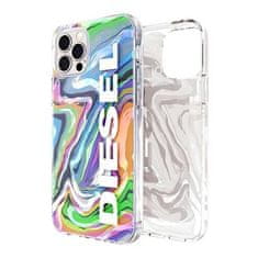 Diesel DIESELOVÉ PRIEHĽADNÉ PUZDRO DIGITAL HOLOGRAPHIC AOP IPHONE 12/12 PRO HOLOGRAFICKÉ-BIELE/HOLOGRAFICKÉ-BIELE 44315