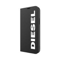 Diesel DIESEL BOOKLET PUZDRO CORE IPHONE 12/12 PRO ČIERNO-BIELE/ČIERNO-BIELE 42486