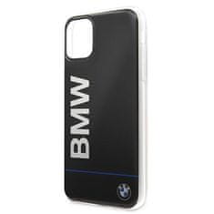 Bmw BMW PUZDRO BMHCN65PCUBBK IPHONE 11 PRO MAX 11 6,5" ČIERNE/ČIERNE PEVNÉ PUZDRO SIGNATURE PRINTED LOGO