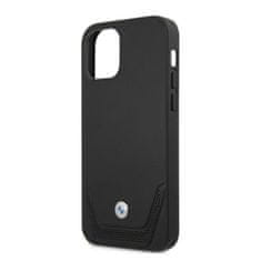 Bmw PUZDRO BMW BMHCP12LRSWPK IPHONE 12 PRO MAX 6,7" ČIERNE/ČIERNE PEVNÉ PUZDRO KOŽENÉ PERFOROVANÉ