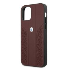 Bmw BMW BMHCP12MRSPPR PUZDRO IPHONE 12/12 PRO 6,1" ČERVENÉ/ČERVENÉ PEVNÉ PUZDRO LEATHER CURVE PERFORATE