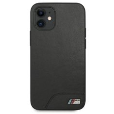 Bmw BMW BMHCP12SMHOLBK PUZDRO IPHONE 12 MINI 5,4" ČIERNE/ČIERNE PEVNÉ PUZDRO M COLLECTION SMOOTH PU