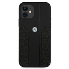 Bmw PUZDRO BMW BMHCP12SRSPPK IPHONE 12 MINI 5,4" ČIERNE/ČIERNE PEVNÉ PUZDRO LEATHER CURVE PERFORATE