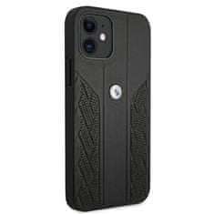 Bmw PUZDRO BMW BMHCP12SRSPPK IPHONE 12 MINI 5,4" ČIERNE/ČIERNE PEVNÉ PUZDRO LEATHER CURVE PERFORATE