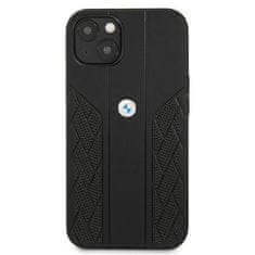 Bmw PUZDRO BMW BMHCP13SRSPPK IPHONE 13 MINI 5,4" ČIERNE/ČIERNE PEVNÉ PUZDRO LEATHER CURVE PERFORATE