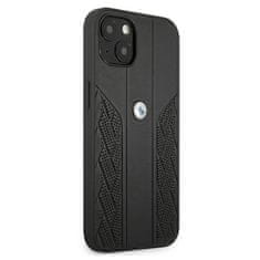 Bmw PUZDRO BMW BMHCP13SRSPPK IPHONE 13 MINI 5,4" ČIERNE/ČIERNE PEVNÉ PUZDRO LEATHER CURVE PERFORATE