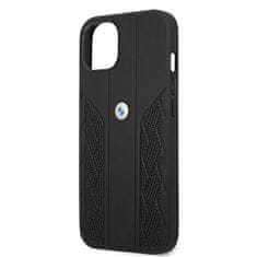 Bmw PUZDRO BMW BMHCP13SRSPPK IPHONE 13 MINI 5,4" ČIERNE/ČIERNE PEVNÉ PUZDRO LEATHER CURVE PERFORATE