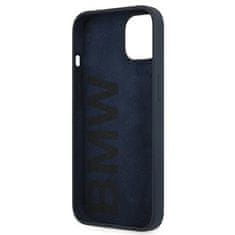 Bmw BMW BMHCP13SSILNA PUZDRO NA IPHONE 13 MINI 5,4" TMAVOMODRÉ/NÁMORNÍCKE PEVNÉ PUZDRO SILICONE SIGNATURE