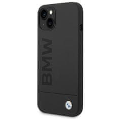 Bmw PUZDRO BMW BMHMP14MSLBLBK IPHONE 14 PLUS / 15 PLUS 6,7" ČIERNE/ČIERNE PEVNÉ PUZDRO SILICONE SIGNATURE LOGO MAGSAFE