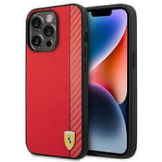 Ferrari FERRARI FEHCP14LAXRE IPHONE 14 PRO 6,1" ČERVENÉ/ČERVENÉ PEVNÉ KARBÓNOVÉ PUZDRO