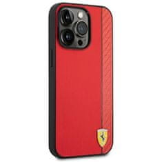 Ferrari FERRARI FEHCP14LAXRE IPHONE 14 PRO 6,1" ČERVENÉ/ČERVENÉ PEVNÉ KARBÓNOVÉ PUZDRO