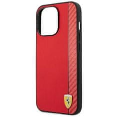 Ferrari FERRARI FEHCP14LAXRE IPHONE 14 PRO 6,1" ČERVENÉ/ČERVENÉ PEVNÉ KARBÓNOVÉ PUZDRO