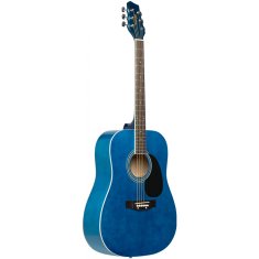 Stagg SA20D BLUE, akustická gitara typu Dreadnought