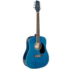 Stagg SA20D 3/4 BLUE, akustická gitara 3/4 typu Dreadnought