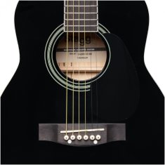 Stagg SA20D LH-BK, akustická gitara typu Dreadnought, ľavoruká