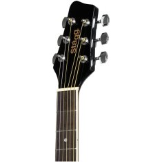 Stagg SA20D LH-BK, akustická gitara typu Dreadnought, ľavoruká