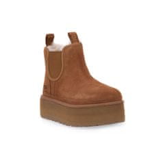 Ugg Australia Členkové topánky hnedá 40 EU Neumel Platform Chelsea Chestnut