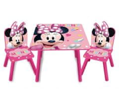 bHome Detský stôl s stoličkami Minnie