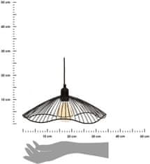 Dekorstyle Závesná lampa Galt čierna