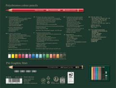 Faber-Castell Pastelky Polychromos & ceruzky Pitt Matt set 23x