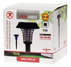 ProGarden Lapač hmyzu UV solárna lampa 2v1 40 cm KO-DX9500810