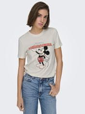 ONLY Dámske tričko ONLMICKEY Relaxed Fit 15331080 Gardenia (Veľkosť S)