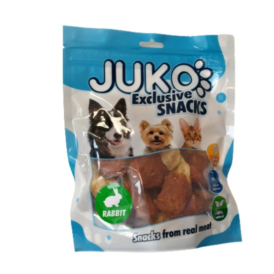 Juko Rabbit Ear with Chicken Snacks 250 g