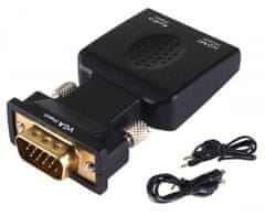 APT  Konvertor VGA D-SUB AUDIO DO HDMI