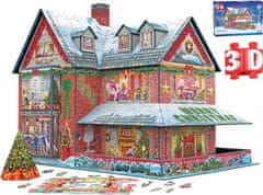 EuroGraphics 3D puzzle Vianočná chalúpka 1100 dielikov