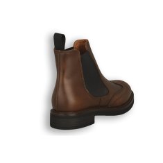 Frau Chelsea boots elegantné hnedá 38 EU Silk Cuoio