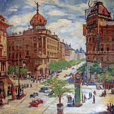 Grafika Štvorcové puzzle Pohľad na Budapešť 1000 dielikov