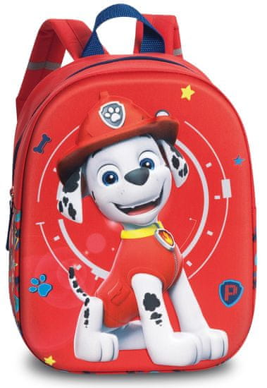 FABRIZIO Detský batoh Paw Patrol 3D Bright Red