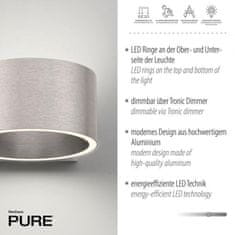 PAUL NEUHAUS PAUL NEUHAUS LED nástenné svietidlo PURE Clipse hliník stmievateľné 2700K PN 8561-95