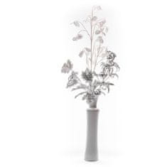 MAGIC HOME Vetvička MoneyPlant.White, biela, 56x107 cm