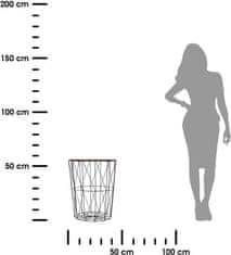 Dekorstyle Odkládací stolek Kumi 47 cm černý